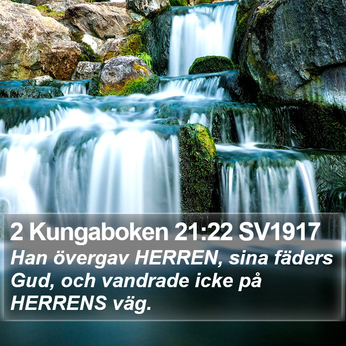 2 Kungaboken 21:22 SV1917 Bible Study