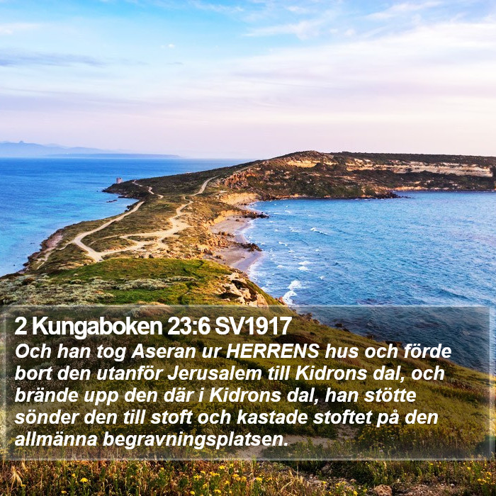 2 Kungaboken 23:6 SV1917 Bible Study