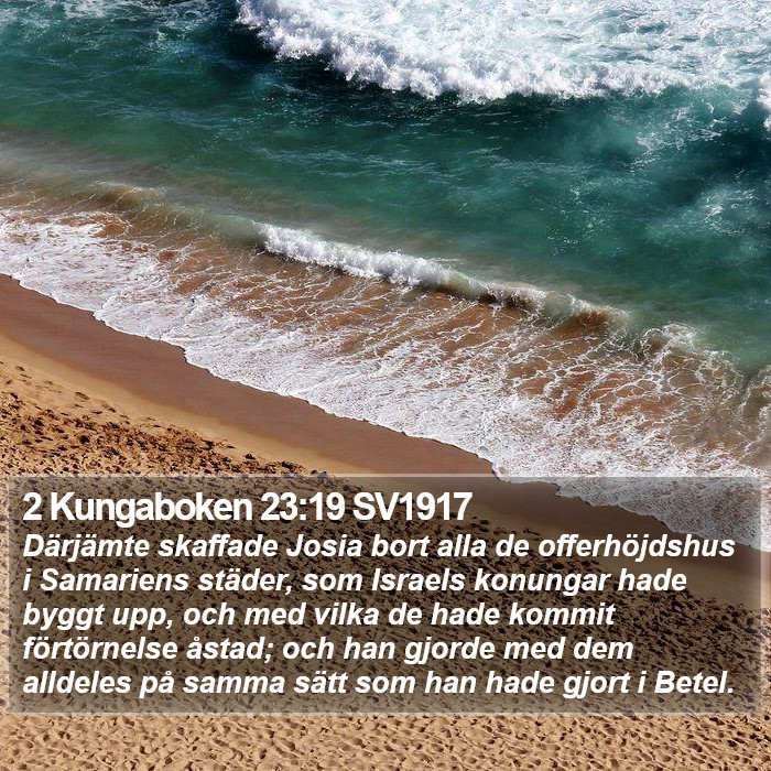 2 Kungaboken 23:19 SV1917 Bible Study