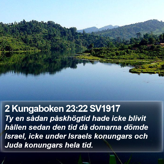 2 Kungaboken 23:22 SV1917 Bible Study