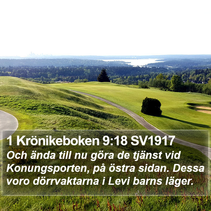 1 Krönikeboken 9:18 SV1917 Bible Study