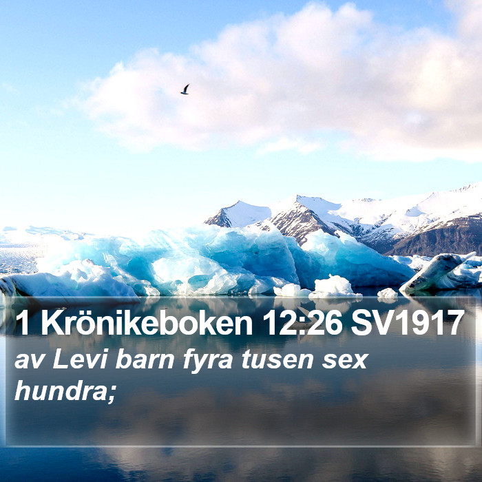 1 Krönikeboken 12:26 SV1917 Bible Study