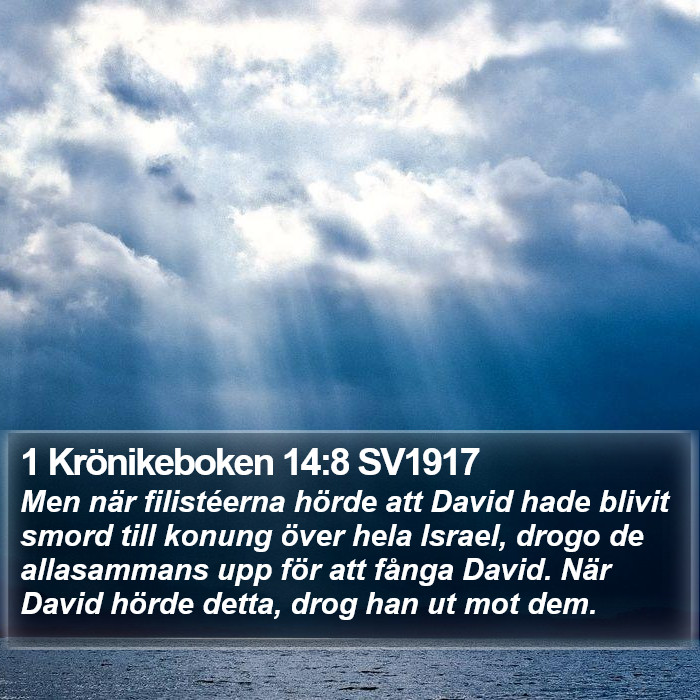 1 Krönikeboken 14:8 SV1917 Bible Study