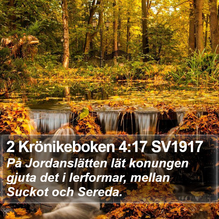 2 Krönikeboken 4:17 SV1917 Bible Study