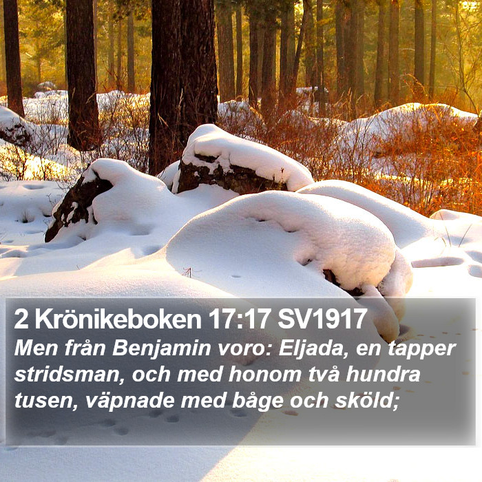 2 Krönikeboken 17:17 SV1917 Bible Study