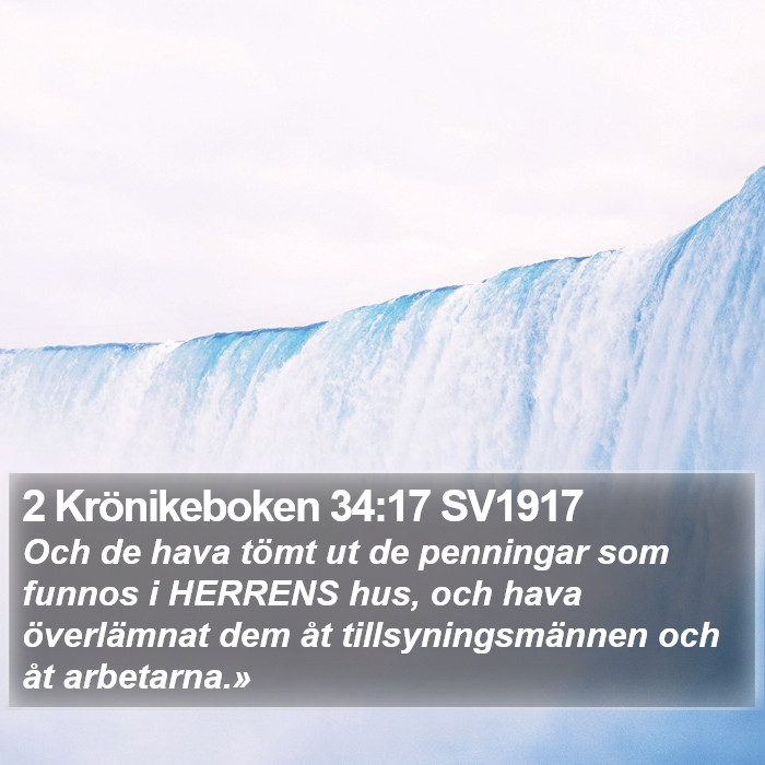 2 Krönikeboken 34:17 SV1917 Bible Study