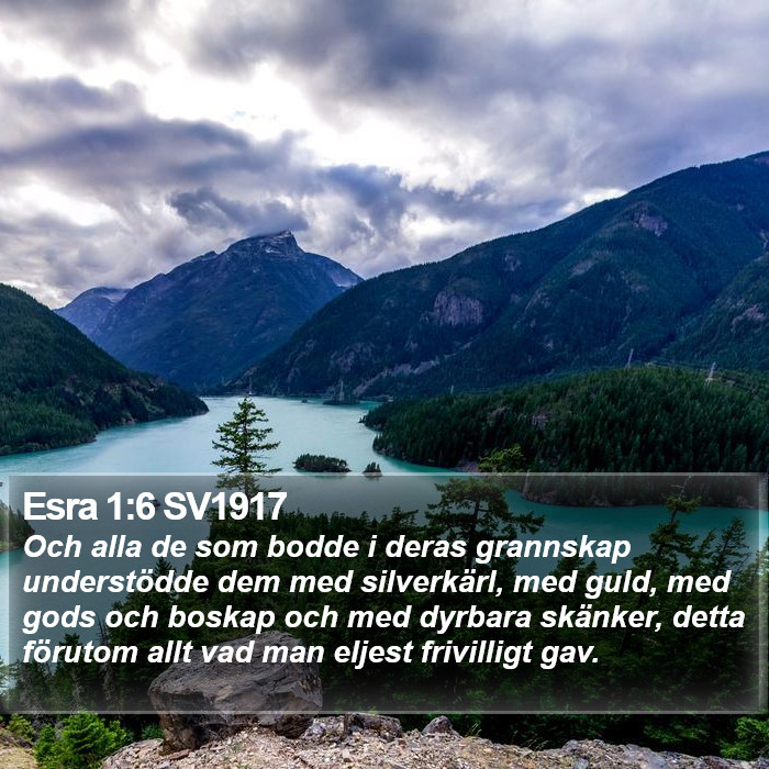 Esra 1:6 SV1917 Bible Study