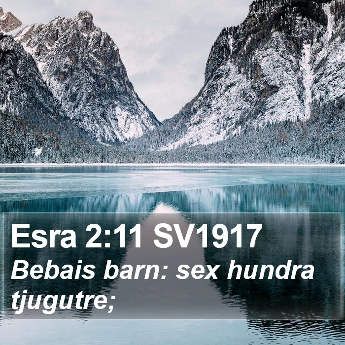 Esra 2:11 SV1917 Bible Study