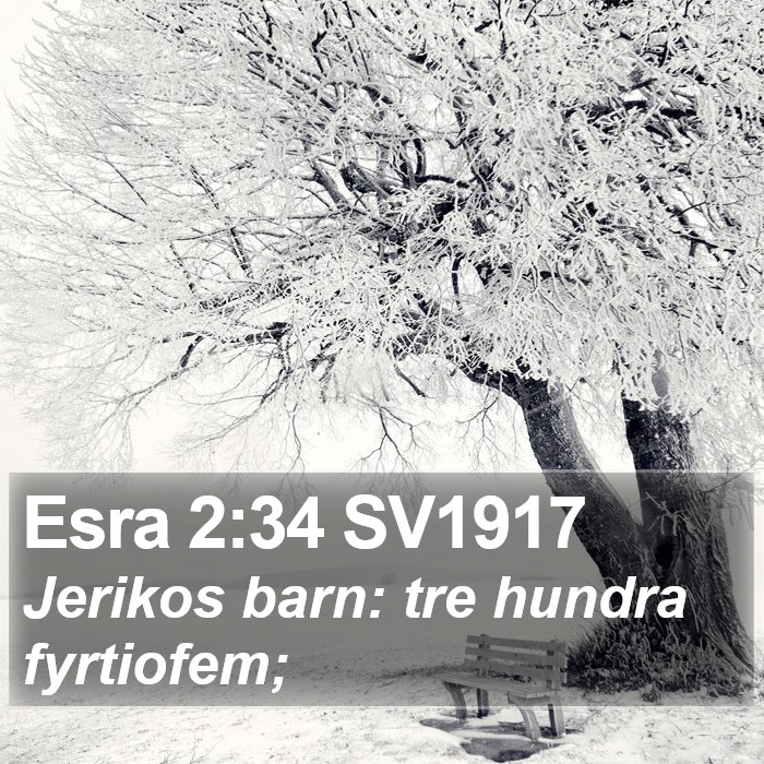 Esra 2:34 SV1917 Bible Study