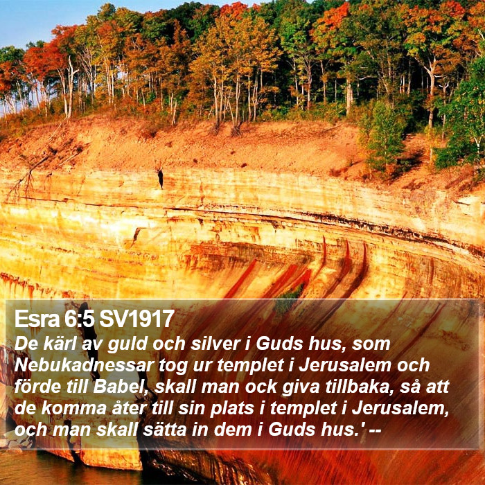 Esra 6:5 SV1917 Bible Study