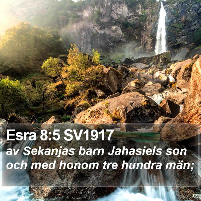 Esra 8:5 SV1917 Bible Study