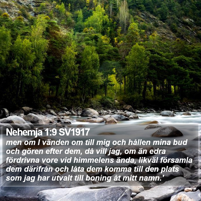 Nehemja 1:9 SV1917 Bible Study