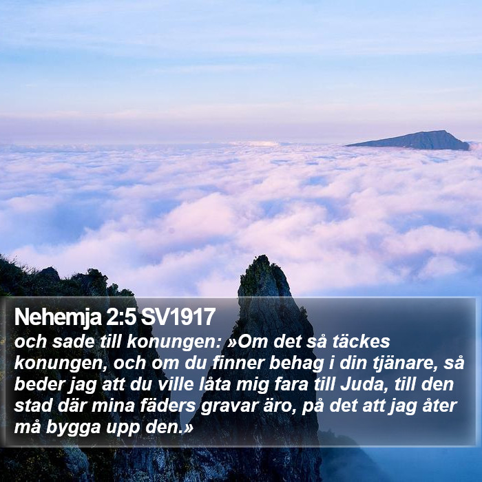 Nehemja 2:5 SV1917 Bible Study