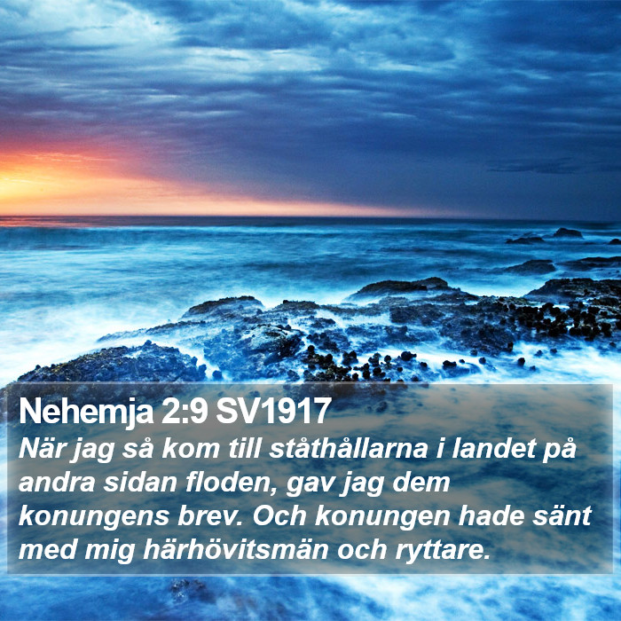 Nehemja 2:9 SV1917 Bible Study