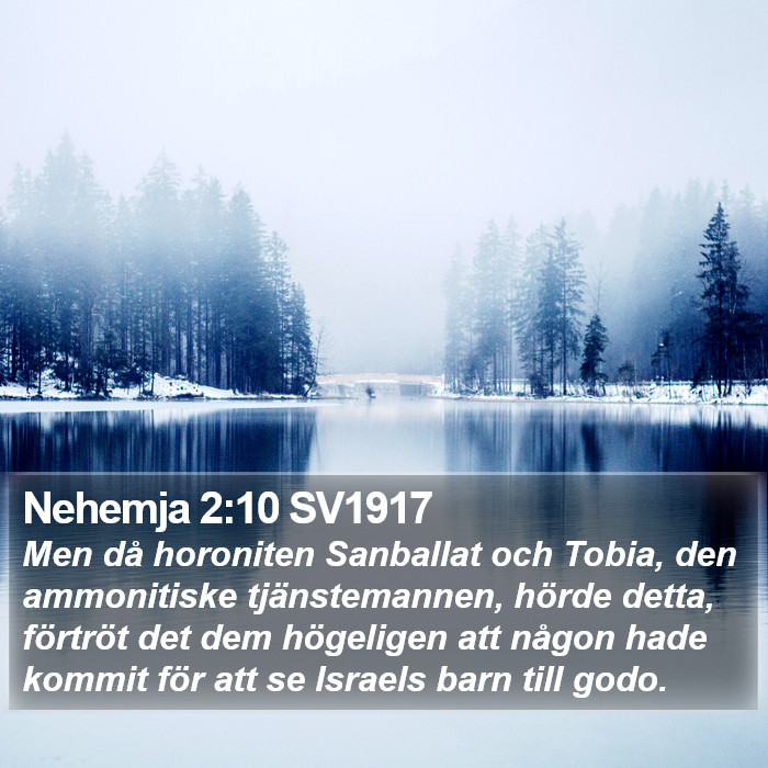 Nehemja 2:10 SV1917 Bible Study