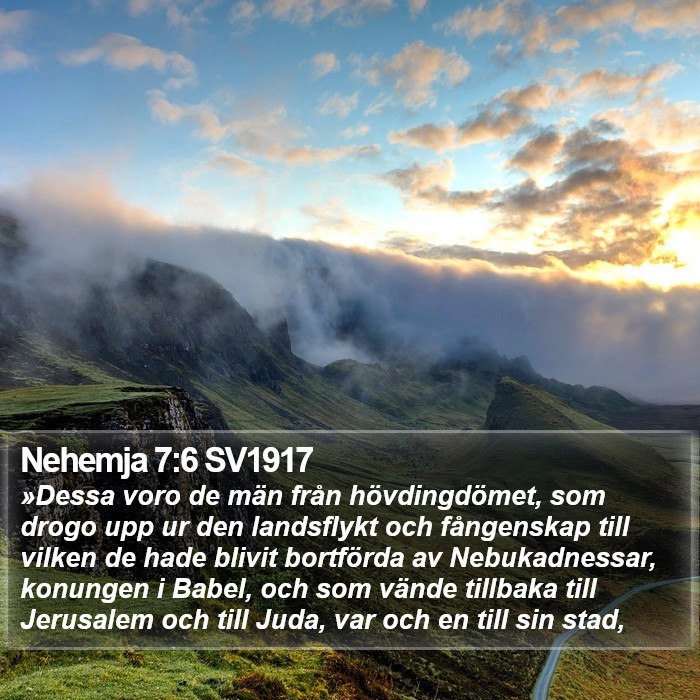 Nehemja 7:6 SV1917 Bible Study