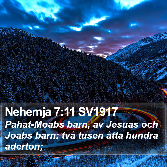 Nehemja 7:11 SV1917 Bible Study