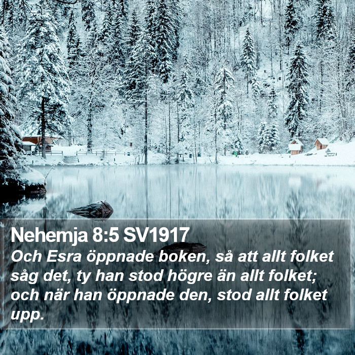 Nehemja 8:5 SV1917 Bible Study
