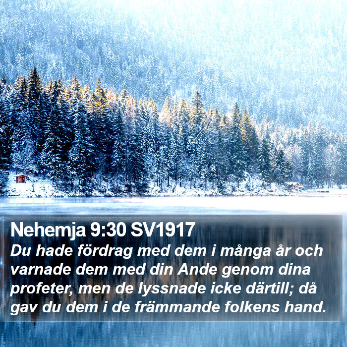 Nehemja 9:30 SV1917 Bible Study