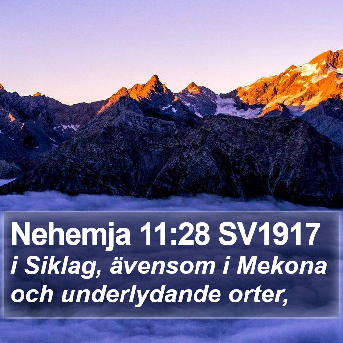 Nehemja 11:28 SV1917 Bible Study