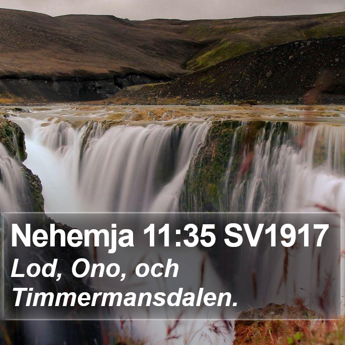 Nehemja 11:35 SV1917 Bible Study