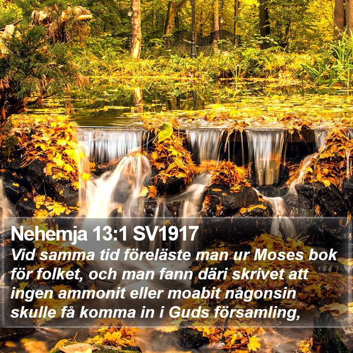 Nehemja 13:1 SV1917 Bible Study