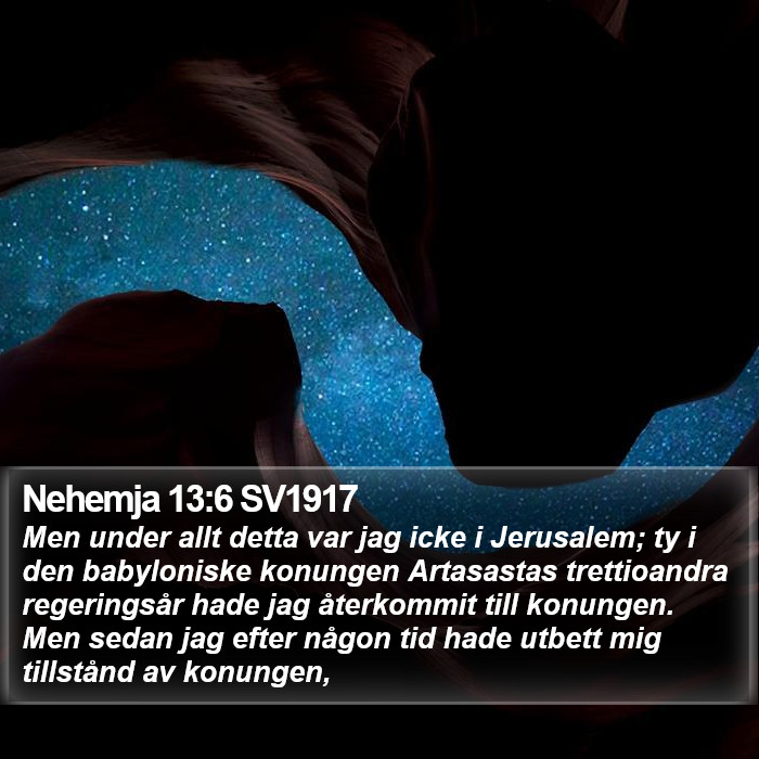 Nehemja 13:6 SV1917 Bible Study