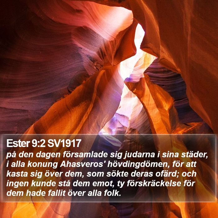 Ester 9:2 SV1917 Bible Study