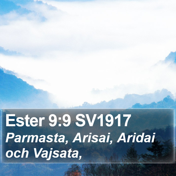 Ester 9:9 SV1917 Bible Study