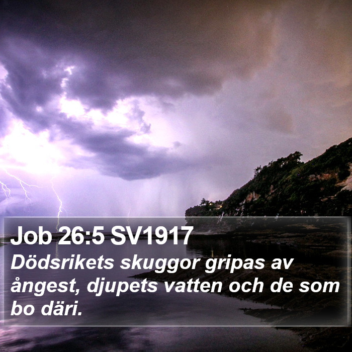 Job 26:5 SV1917 Bible Study