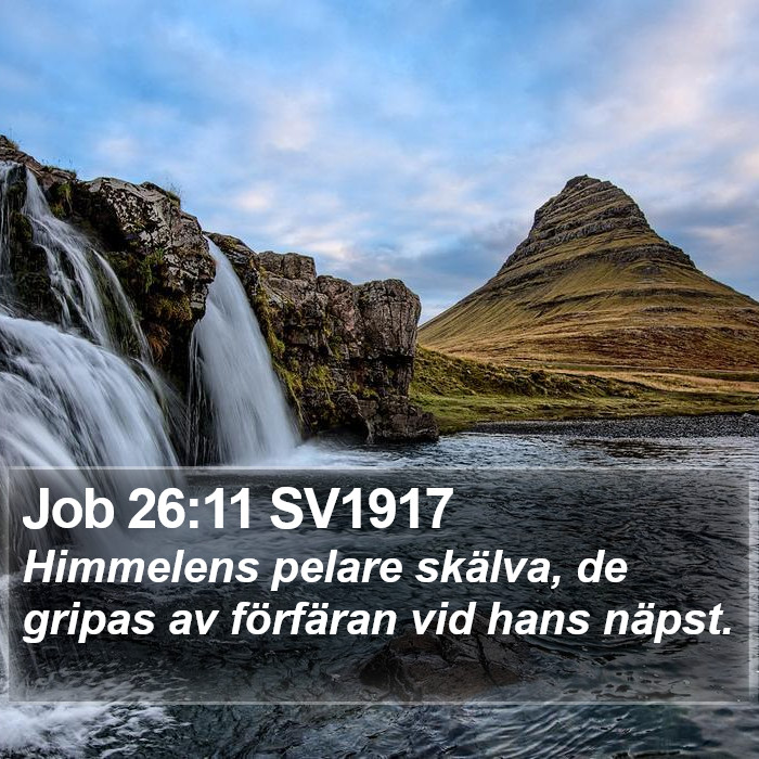 Job 26:11 SV1917 Bible Study