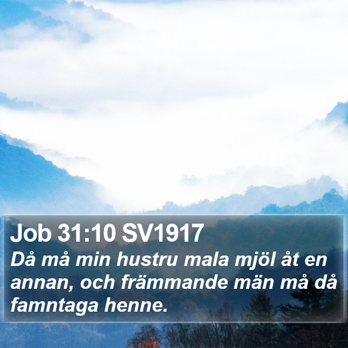 Job 31:10 SV1917 Bible Study