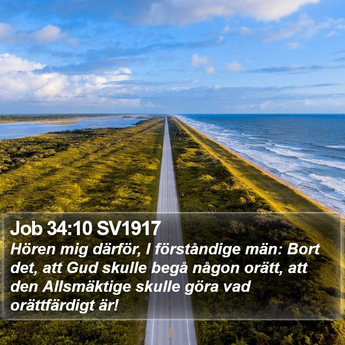 Job 34:10 SV1917 Bible Study