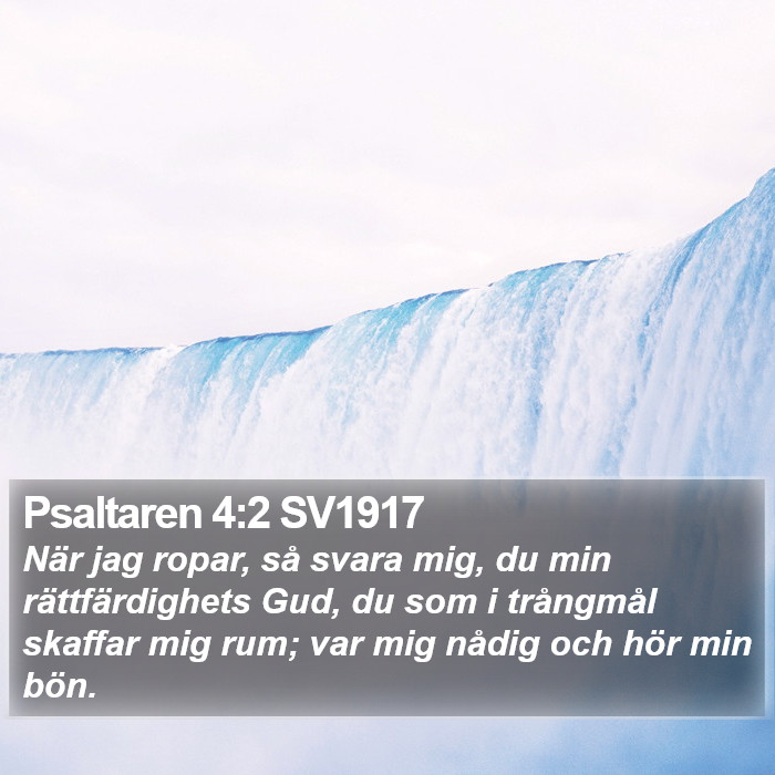 Psaltaren 4:2 SV1917 Bible Study