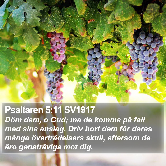 Psaltaren 5:11 SV1917 Bible Study
