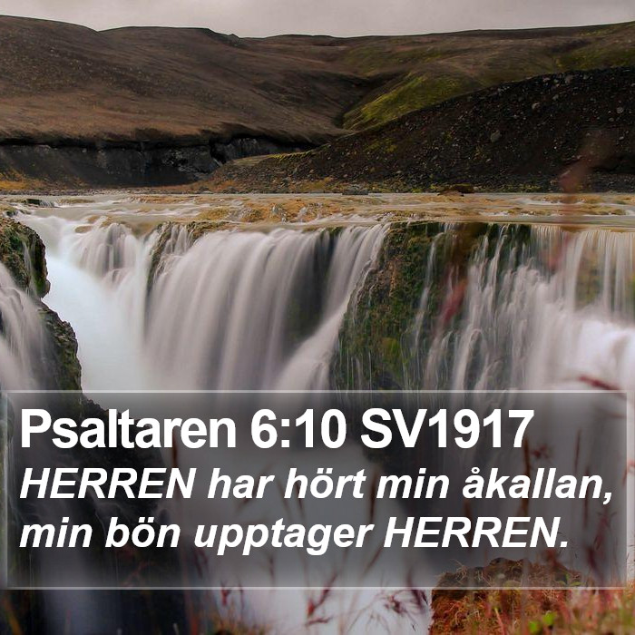 Psaltaren 6:10 SV1917 Bible Study