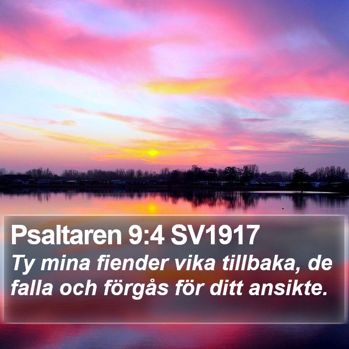 Psaltaren 9:4 SV1917 Bible Study