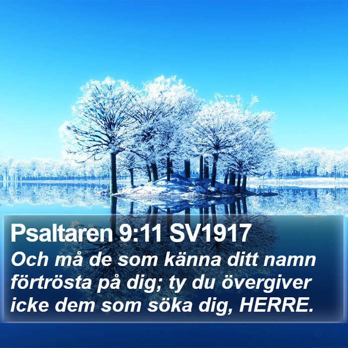Psaltaren 9:11 SV1917 Bible Study
