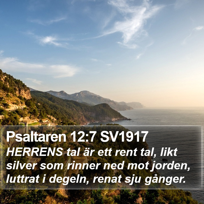 Psaltaren 12:7 SV1917 Bible Study