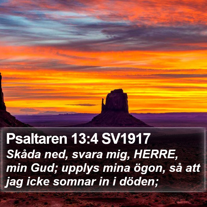 Psaltaren 13:4 SV1917 Bible Study