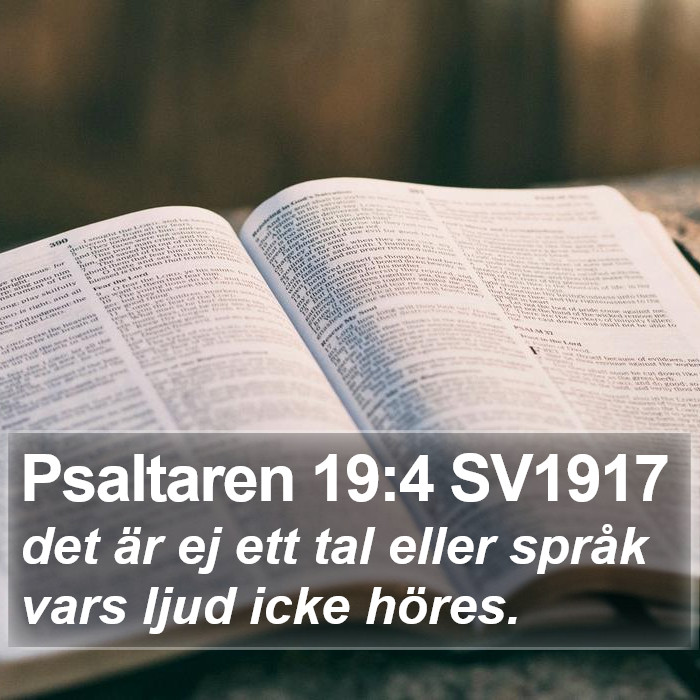 Psaltaren 19:4 SV1917 Bible Study