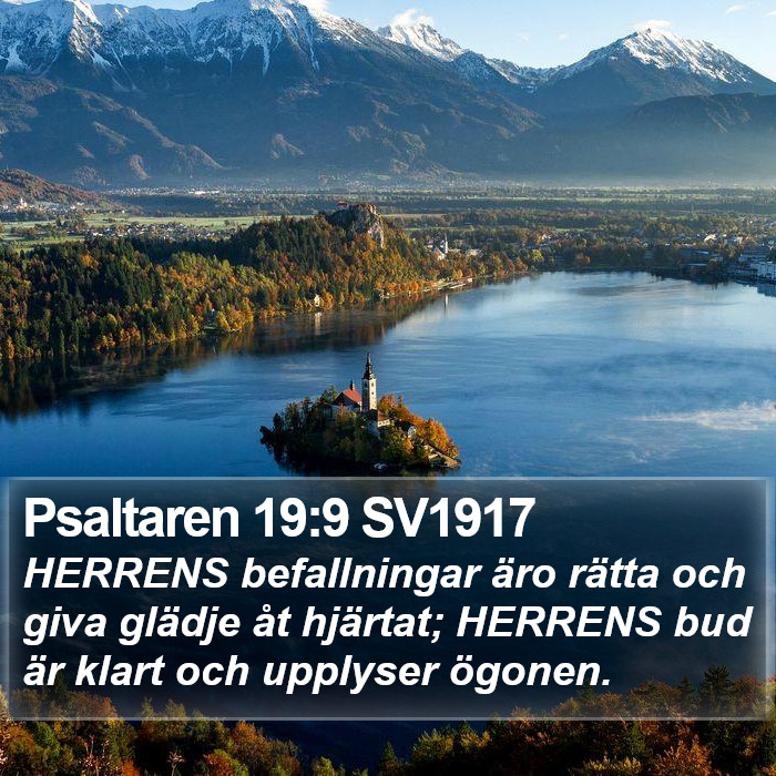 Psaltaren 19:9 SV1917 Bible Study