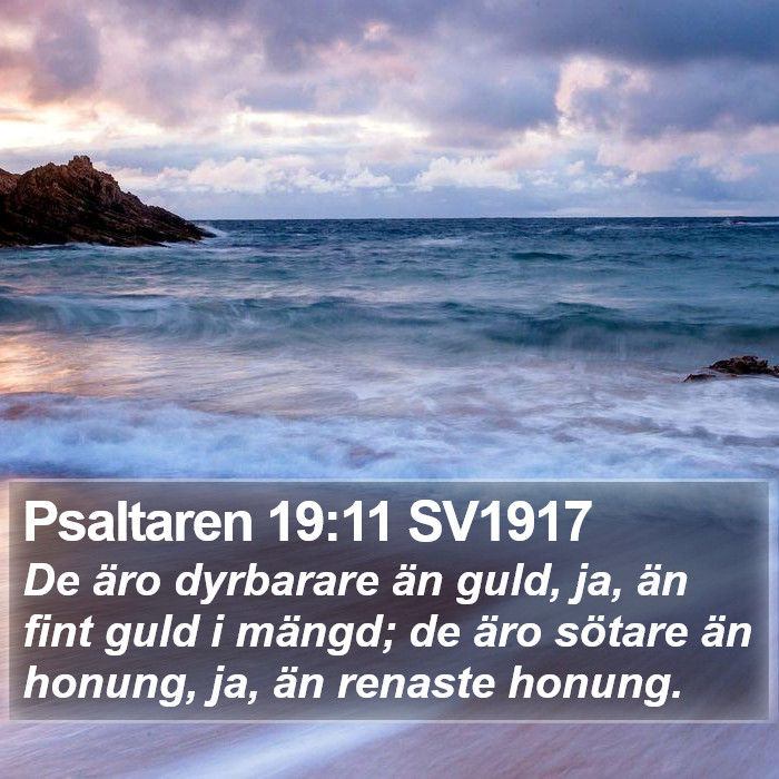 Psaltaren 19:11 SV1917 Bible Study