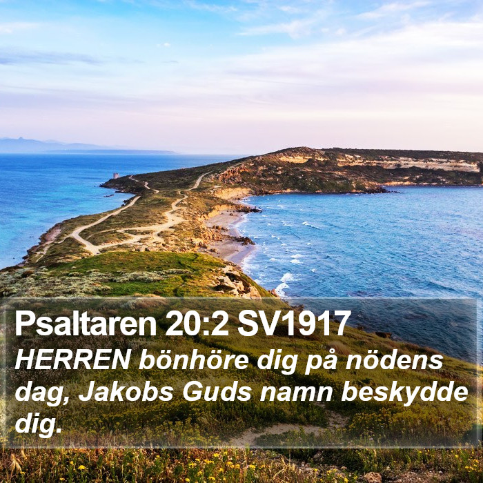 Psaltaren 20:2 SV1917 Bible Study