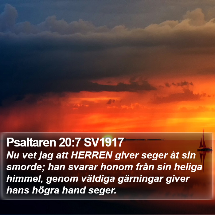 Psaltaren 20:7 SV1917 Bible Study