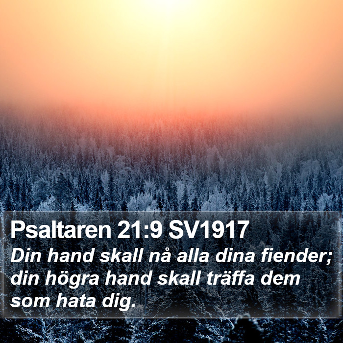 Psaltaren 21:9 SV1917 Bible Study