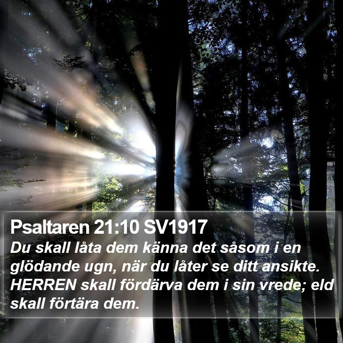 Psaltaren 21:10 SV1917 Bible Study