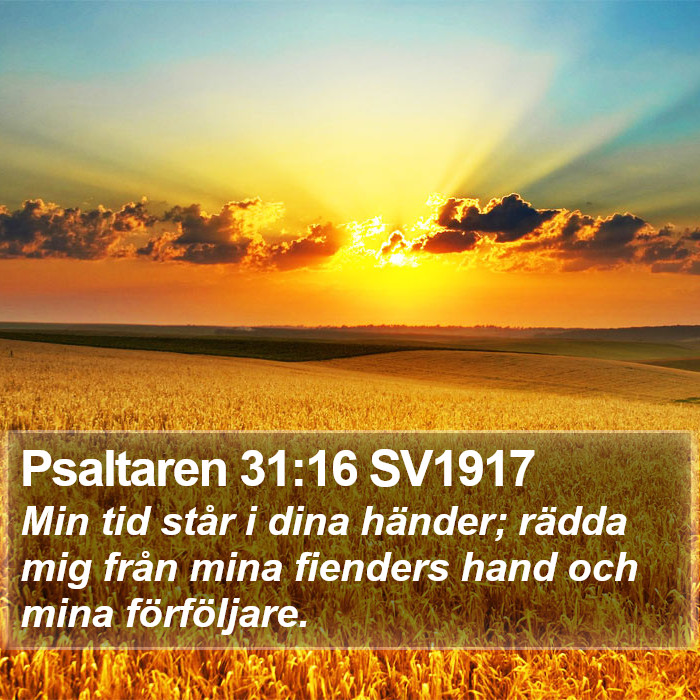 Psaltaren 31:16 SV1917 Bible Study