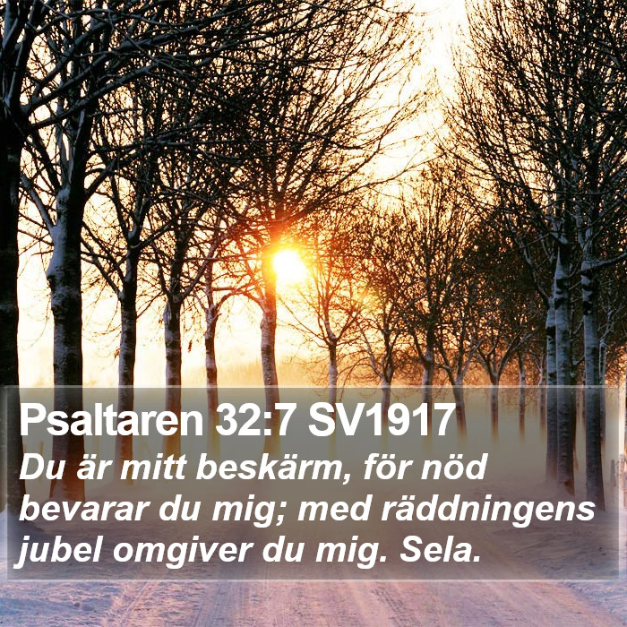 Psaltaren 32:7 SV1917 Bible Study