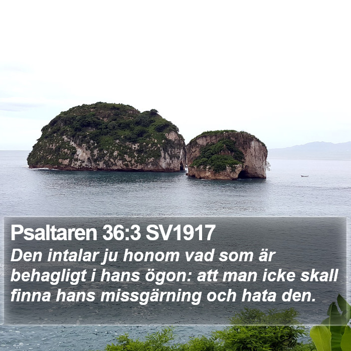 Psaltaren 36:3 SV1917 Bible Study